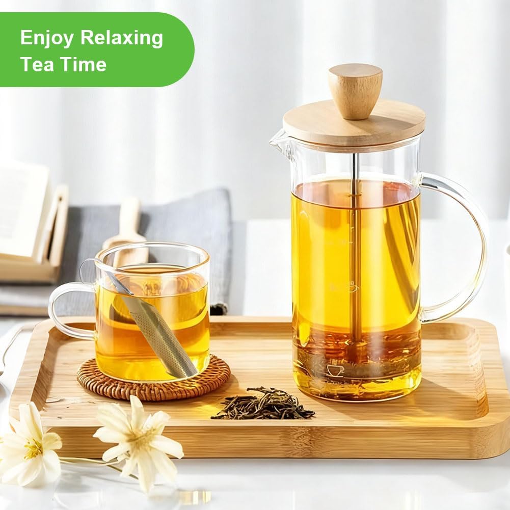 Tea Strainer, 2-Pack Stainless Steel Herb Infuser for Loose Tea, Herbs, or Spice – Fits Single Cup Brewers & Mugs - Image 5