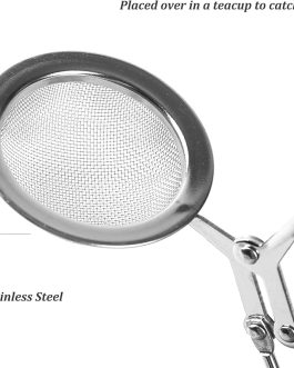 3 Pack Mesh Snap Ball Tea Strainer with Handle – Stainless Steel Tea Infuser for Loose Leaf Tea & Mulling Spices